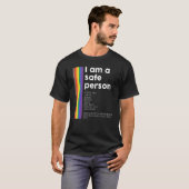 Allein sichere Person LGBTQ T-Shirt (Vorne ganz)
