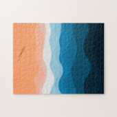 Allein Surfer am Strand Puzzle (Horizontal)
