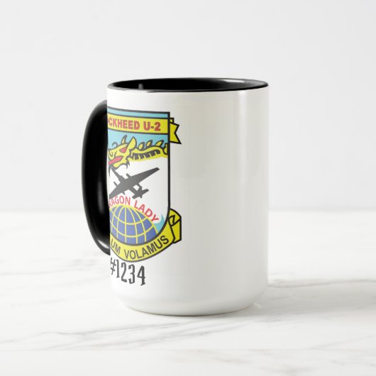 Allein Tasse 15oz des Kaffee-U-2 (Vorderseite Links)