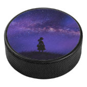 Allein und Sternennacht Eishockey Puck (3/4)