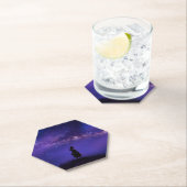 Allein und Sternennacht Untersetzer (Vor Ort)