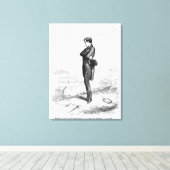 Allein Verlassen ging Rastignac ein paar Schritte Leinwanddruck (Insitu (Holzboden))