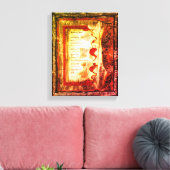 Allein zu Fuß Leinwanddruck (Insitu (Wohnzimmer))