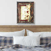 Allein zu Fuß Leinwanddruck (Insitu (Schlafzimmer))