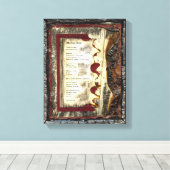 Allein zu Fuß Leinwanddruck (Insitu (Holzboden))