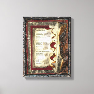 Allein zu Fuß Leinwanddruck