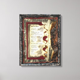 Allein zu Fuß Leinwanddruck