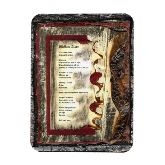 Allein zu Fuß Magnet (Vertikal)