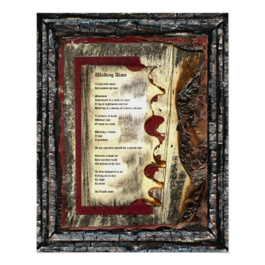 Allein zu Fuß Poster (Vorderseite)