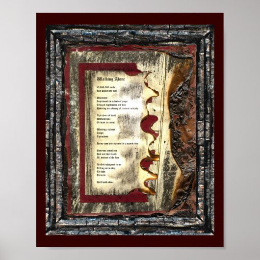 Allein zu Fuß Poster (Vorne)