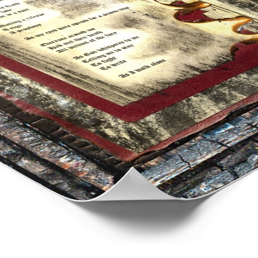 Allein zu Fuß Poster (Ecke)