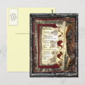 Allein zu Fuß Postkarte (Vorne/Hinten)