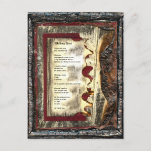 Allein zu Fuß Postkarte