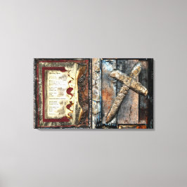 Allein zu Fuß und über die Kraft laufen Leinwanddruck