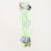 Allein zu Fuß Wassercolor Yoga Mat Yogamatte (Vorderseite)