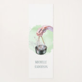 Allein zu Fuß Wassercolor Yoga Mat Yogamatte (Rückseite)