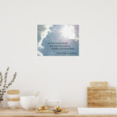 Allein zu leben reicht nicht aus. poster (Küche)