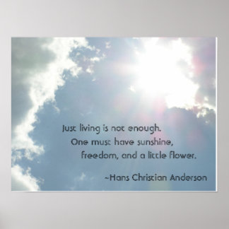 Allein zu leben reicht nicht aus. poster