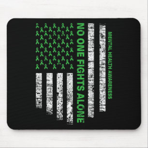 Alleine das Bewusstsein für psychische Gesundheit  Mousepad