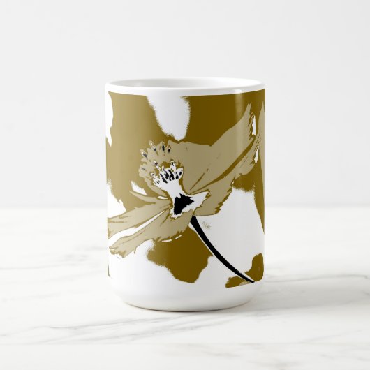 Alleine Kosmos-Blume - Tasse der Kunst (Mittel)