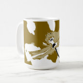 Alleine Kosmos-Blume - Tasse der Kunst (Vorderseite Links)