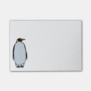 Alleine Pinguin-Schauer-Post-Itanmerkungen Post-it Klebezettel