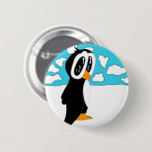 Alleiner Pinguin Button (Vorne & Hinten)