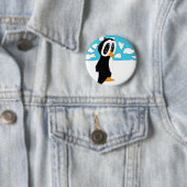 Alleiner Pinguin Button (Beispiel)