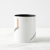 Alleiner Whiite König Tasse (Zentrum)