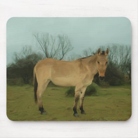 Alleines Maultier Mousepad (Vorne)