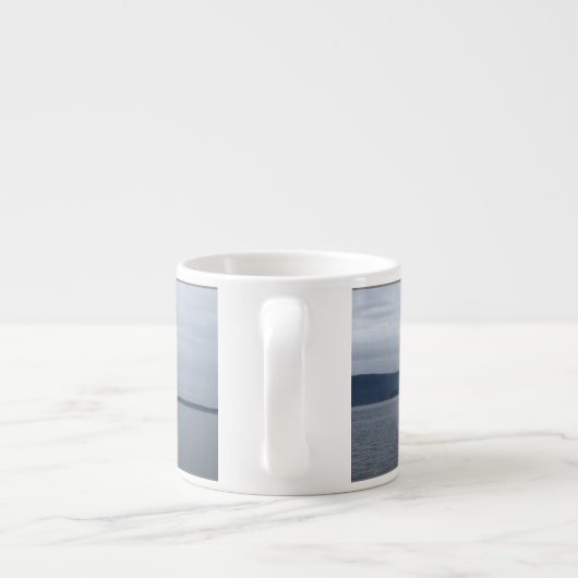 Alleines Segel Espressotasse (Rückseite)