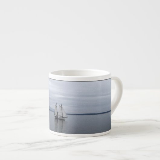 Alleines Segel Espressotasse (Vorderseite Rechts)