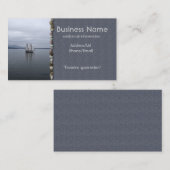 Alleines Segel Visitenkarte (Vorne/Hinten)