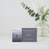 Alleines Segel Visitenkarte (Stehend Vorderseite)