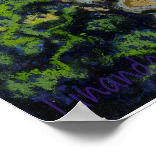 Alleingarten Poster (Ecke)