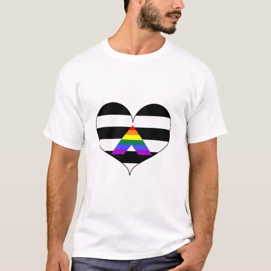 Alleinstehende LGBTI-Pride T-Shirt (Vorderseite)
