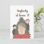 Alleinstehende moderne Zuhause Dankeskarte (Stehend Vorderseite)