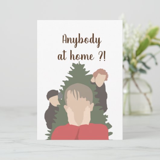 Alleinstehende moderne Zuhause Dankeskarte (Stehend Vorderseite)