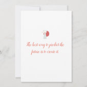 Alleinstehende moderne Zuhause Dankeskarte (Rückseite)