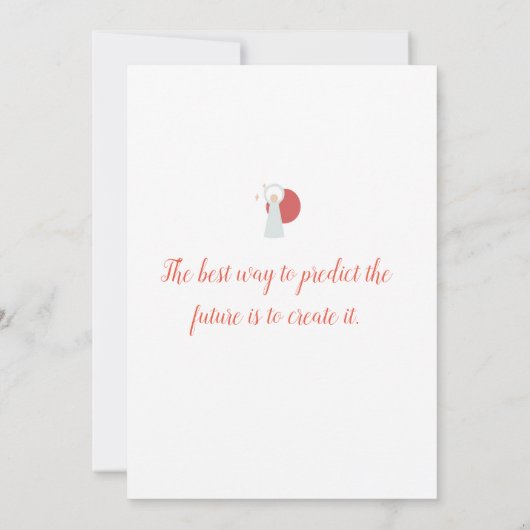 Alleinstehende moderne Zuhause Dankeskarte (Rückseite)