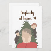 Alleinstehende moderne Zuhause Dankeskarte (Vorne/Hinten)