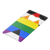 Alleinstolz Geldbeutel Flaschenöffner (Rückseite Schrägansicht)