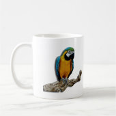 AlleinTasse des orange Papageien Kaffeetasse (Links)