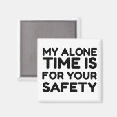 Alleinzeit Magnet (Vorderseite/Rückseite)