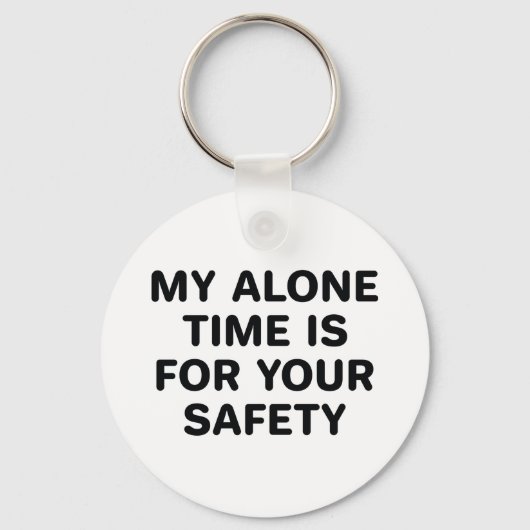 Alleinzeit Schlüsselanhänger (Vorderseite)