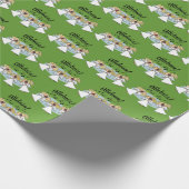 Alleluia! Cartoon Choir of Angels Weihnachten Geschenkpapier (Ecke)