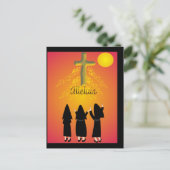 "Alleluia" katholische religiöse Geschenke Postkarte (Stehend Vorderseite)
