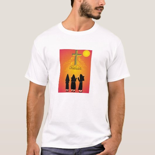 "Alleluia" katholische religiöse Geschenke T-Shirt (Vorderseite)