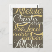 Alleluia! Postkarte (Vorne/Hinten)