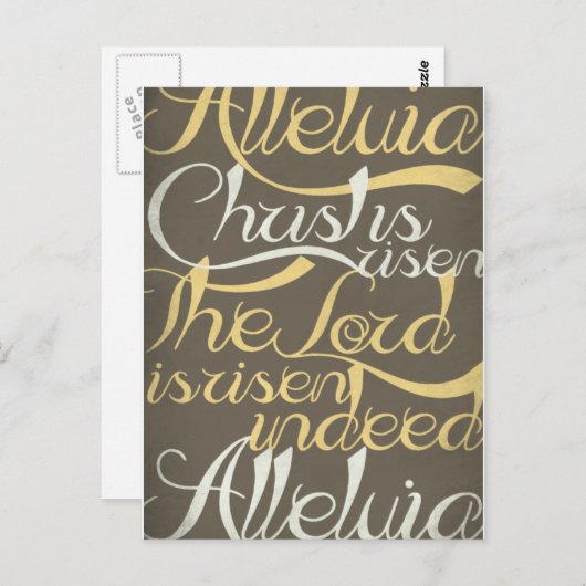 Alleluia! Postkarte (Vorne/Hinten)
